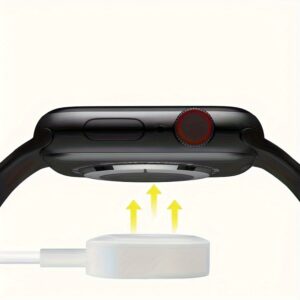 Cabo de carregamento magnético para smartwatch, formato redondo