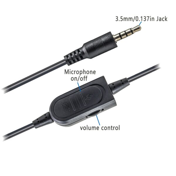 Fone De Ouvido Grande Para Jogos, Microfone Para Ps4 Ps5pcs Xbox One Switch Mobile Game - Image 3