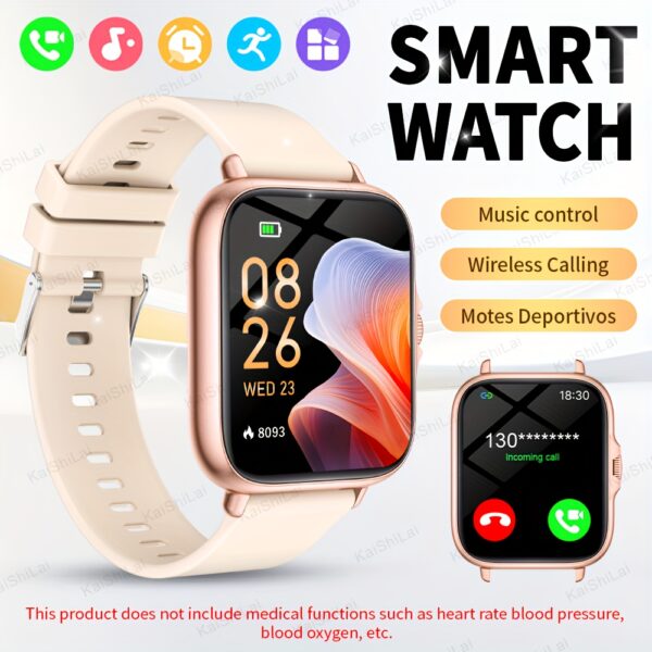 Smartwatch com pulseira de silicone - Image 8