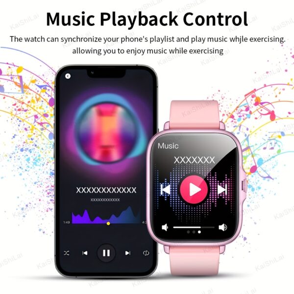 Smartwatch com pulseira de silicone - Image 10