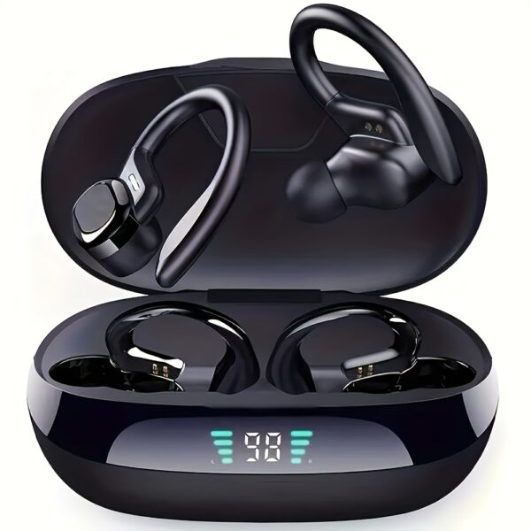 fones de ouvido com cancelamento de ruído para esportes, tela de LED duplo - Image 7