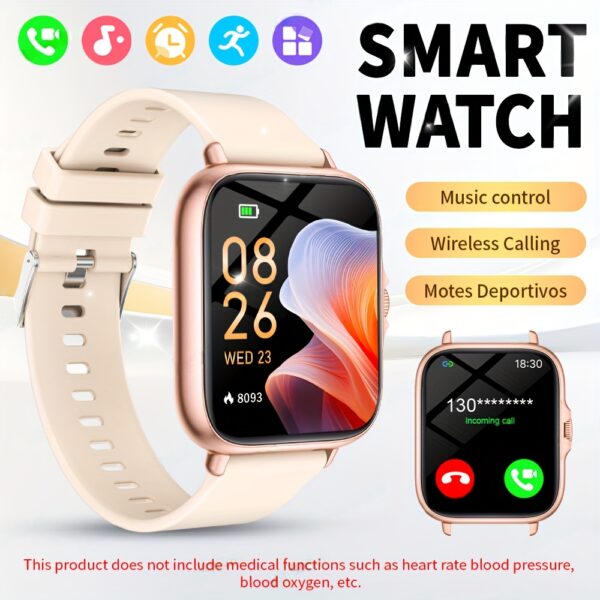 Smartwatch com pulseira de silicone - Image 3